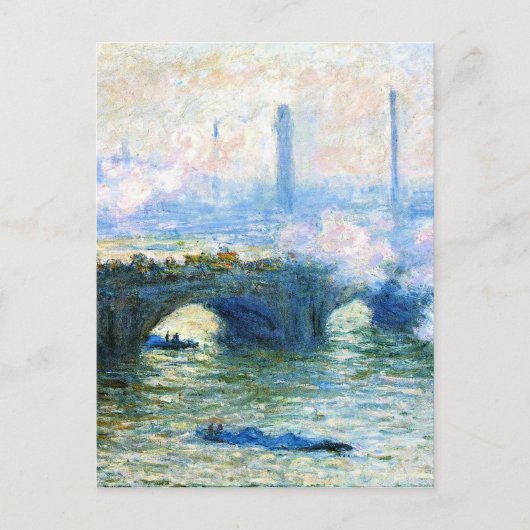 Monet - Waterloo Bridge, Londen Briefkaart (Voorkant)