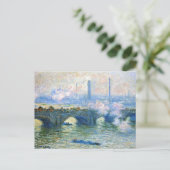 Monet - Waterloo Bridge, Londen, Briefkaart (Staand voorkant)