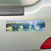 Monet - Waterloo Bridge, Londen, Bumpersticker (Op auto)