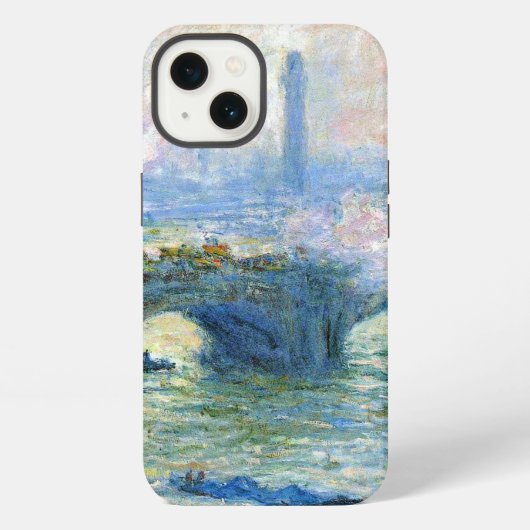 Monet - Waterloo Bridge, Londen, iPhone Hoesje (Achterkant)