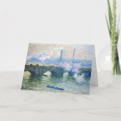Monet - Waterloo Bridge, Londen, Kaart (Voorkant)