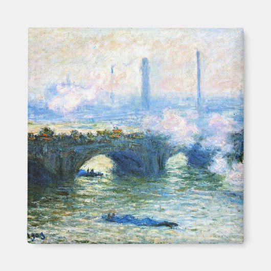Monet - Waterloo Bridge, Londen  Magneet (Voorkant)