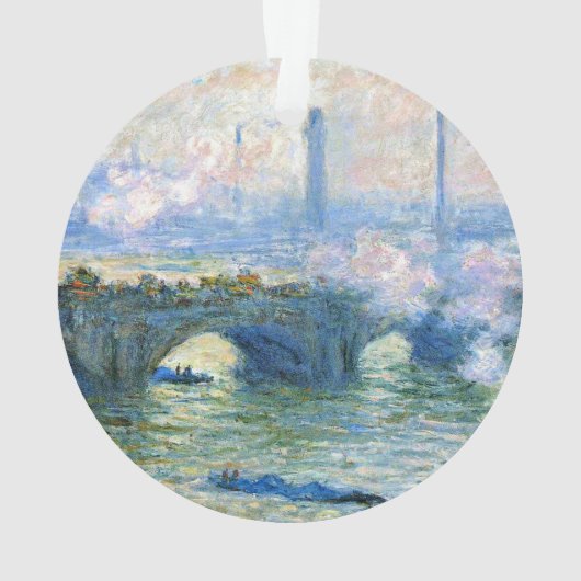 Monet - Waterloo Bridge, Londen, Ornament (achterkant)
