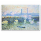 Monet - Waterloo Bridge, Londen, Sticker (Voorkant)