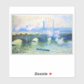 Monet - Waterloo Bridge, Londen, Sticker (Vel)