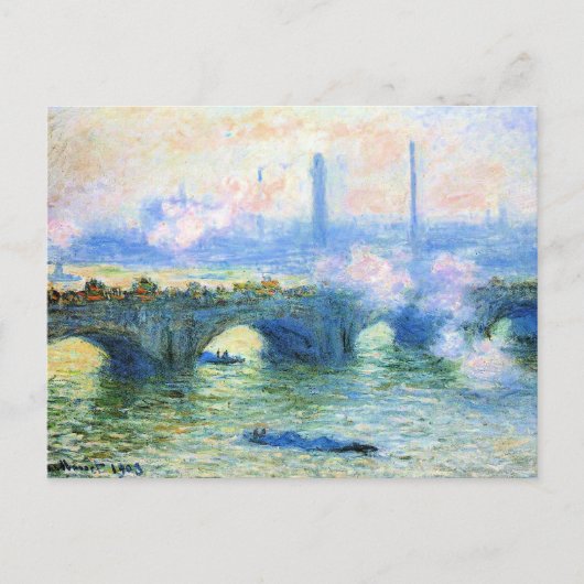 Monet - Waterloo Bridge, London, Briefkaart (Voorkant)