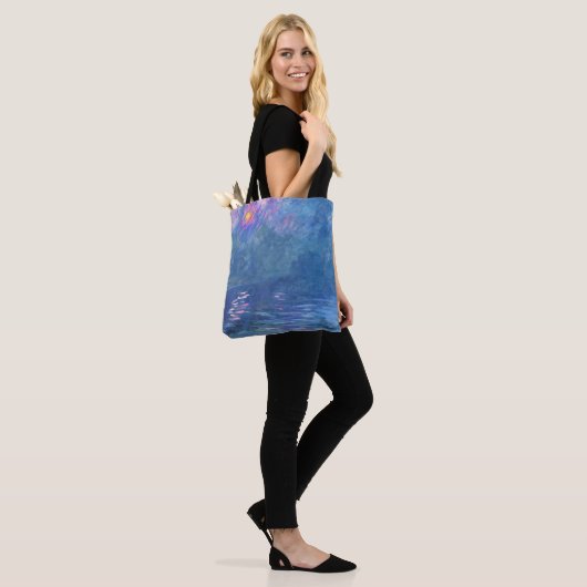 Monet - Waterloorbrug, 1901 Tote Bag (Op model)