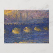 Monet - Waterloorbrug, overcast weer, Briefkaart (Voorkant)