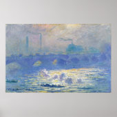 Monet - Waterloorbrug Poster (Voorkant)