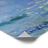 Monet - Waterloorbrug Poster (Hoek)