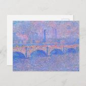 Monet - Waterloorbrug, zonlicht-effect Briefkaart (Voorkant / Achterkant)
