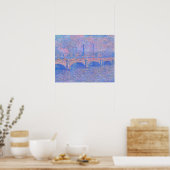Monet - Waterloorbrug, zonlicht-effect Poster (Keuken)
