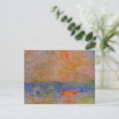 Monet, Waterloorbrug, Zonlicht in de mist Briefkaart (Staand voorkant)