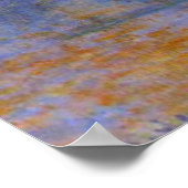 Monet - Waterloorbrug, zonlicht in de mist Poster (Hoek)