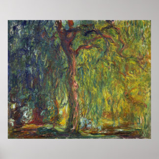 Monet, wazig wild poster