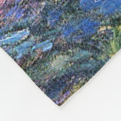Monet - Weeping Willow en Water Lily Pond, Fleece Deken (Hoek)