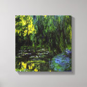 MONET WEEPING WILLOWS Stretched Canvas Print (Voorkant)