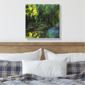 MONET WEEPING WILLOWS Stretched Canvas Print (Insitu (Slaapkamer))