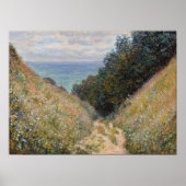 Monet - weg naar La Cavee Pourville Poster (Voorkant)