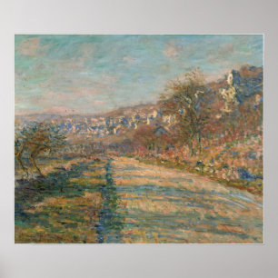 Monet - weg naar La Roche Guyon Poster