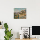 Monet - Weg van La Roche Guyon Poster (Thuiskantoor)