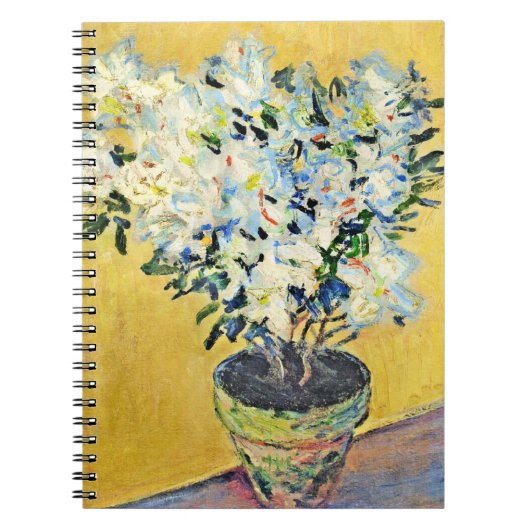 Monet - White Azaleas in a Pot,  Notitieboek (Voorkant)