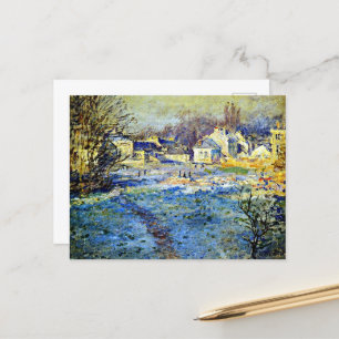 Monet - White Frost, 1.875 illustraties Briefkaart
