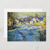 Monet - White Frost, 1.875 illustraties Briefkaart (Voorkant / Achterkant)