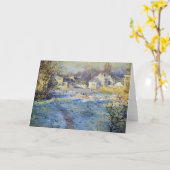 Monet - White Frost-illustratie Kaart (Gele Bloem)