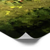 Monet - Wilde papavers nabij Argenteuil, mooie kun Poster (Hoek)