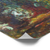 Monet - Wilde weiden Poster (Hoek)