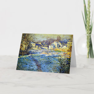 Monet - Witte Vorst, 1875 kunstwerk Kaart