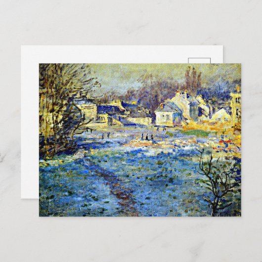 Monet - Witte Vorst, Briefkaart (Voorkant / Achterkant)