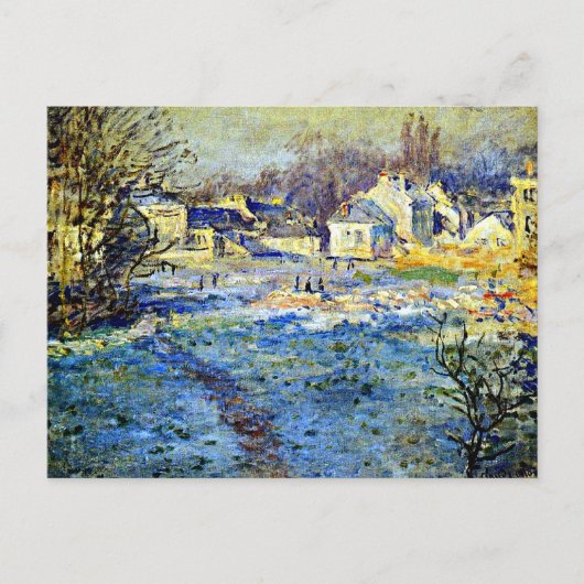 Monet - Witte Vorst, Briefkaart (Voorkant)