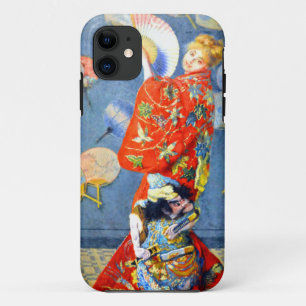 Monet Woman in het Japanse kostuum Case-Mate iPhone Case