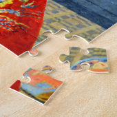 Monet Woman in het Japanse kostuum Legpuzzel (Zijkant)