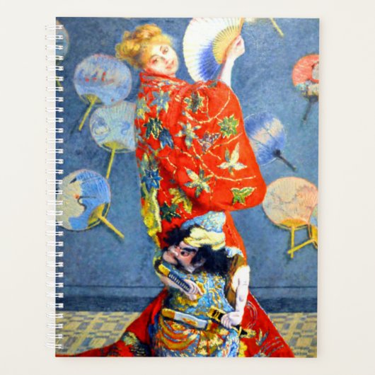 Monet Woman in het Japanse kostuum Planner (Voorkant)