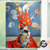 Monet Woman in het Japanse kostuum Raamsticker (Huis)
