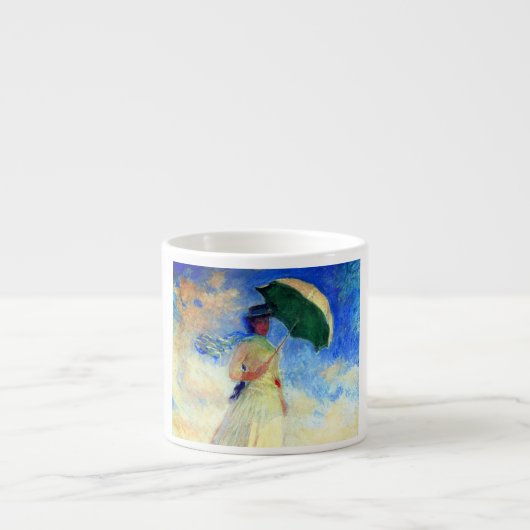 Monet Woman met een parasol die recht onder ogen s Espresso Kop (Voorkant)