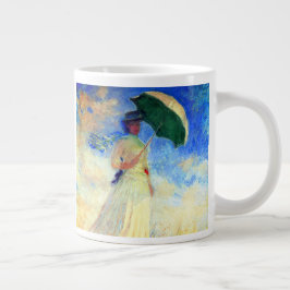 Monet Woman met een parasol die recht onder ogen s Grote Koffiekop