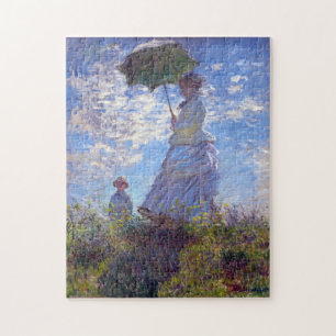 Monet Woman met een Parasol Fine Art Legpuzzel