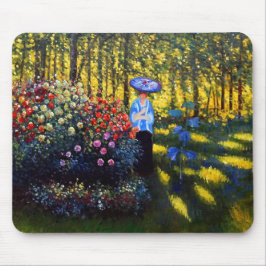 Monet Woman met een parasol in de tuin Muismat