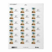 Monet Woman met een parasol links Etiket (Full Sheet)