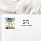 Monet Woman met een parasol links etiket (Insitu)