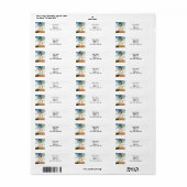 Monet Woman met een parasol links etiket (Full Sheet)