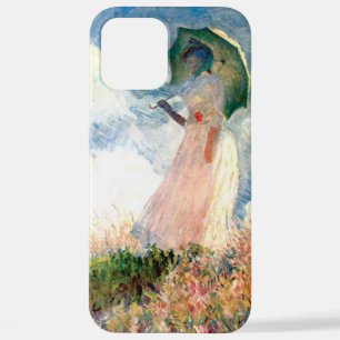 Monet Woman met een parasol links iPhone 12 Pro Max Hoesje