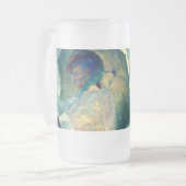 Monet Woman met een parasol links Matglas Bierpul (Voorkant links)
