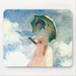 Monet Woman met een parasol links Muismat