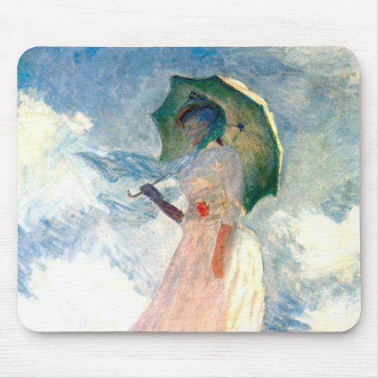 Monet Woman met een parasol links Muismat (Voorkant)