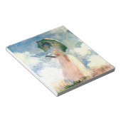 Monet Woman met een parasol links Notitieblok (Schuin)